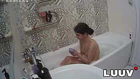 Luuv Vilika shares her private bath routine on camera