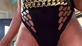 Watch Nyla Storm twerk her big booty as you vibrate her pussy?