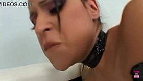 Brunette Stockings Fucked With Sex Toy Dicks