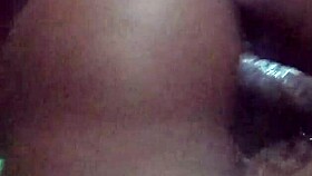 Ebony Goddess Teases with Slow Ride on Monster Black Cock