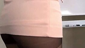 Super Horny Big Ass Secretary Mizuno Asahi Groped 😍