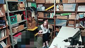 did you get busted shoplifting katy now kiss my cock and let me feed it in your mouth officer style