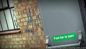 Bespectacled brunette nerd rides in cowgirl before doggystyle ass fucking