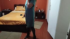 Watch my wife in erotic lingerie for work