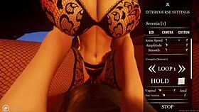 wild life - big ass big tit curvy white milf serenia dresses up like a slut and fucks her big black dick nero by the fire