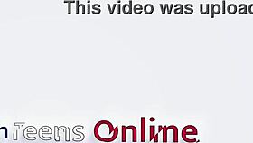 Collared Eighteen-Year-Old Submissive Edged and Teased by Two Guys