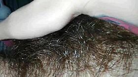 Hairy Pussy Big Clit Closeup Dripping Wet Grool Intense Solo Masturbation