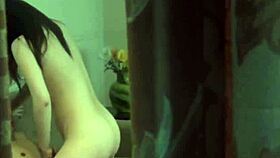 asian babe spied masturbating outdoors in public