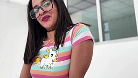 Latina alice biancci swallows cum with two cocks