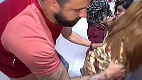 We Flashed In The Market Just To Get Fucked!