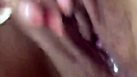 Is this beautiful Latina teasing her pussy with dildos, or craving more?