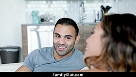 young stepdaughter cross examines stepdads long strong dick and ends up getting fucked - familyslut