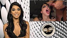Gina Valentina In Intense Blowbang Action