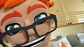 Brunette Mystic Christina Buffing Crystal Balls With Tongue