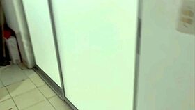 Woman Touches Herself Sensually While Holding Cell Phone