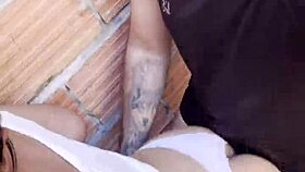 oh, that colombian slut lets herself get fucked in risky public and walks the whole street with semen!