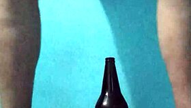 i masturbate richly with a bottle my rich vaginal juices