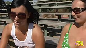 Lesbian Skater Girl Follows Brunette Home For Anal Toys Passion