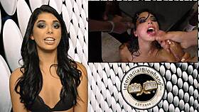 Gina Valentina In Intense Blowbang Action