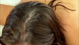 18-year-old college girl rides study partner raw in cowgirl! 💦