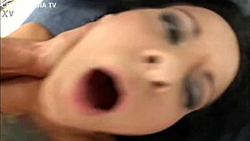 ass fucking brunette swallows cum in anal sex with mary milf european