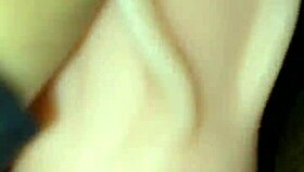 Jumbo cup placed, vagina rubbed, milk spilled