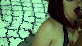 facial compilation for redhead latina goth babe