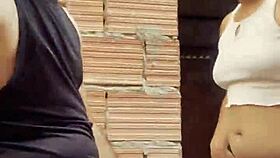 oh, that colombian slut lets herself get fucked in risky public and walks the whole street with semen!