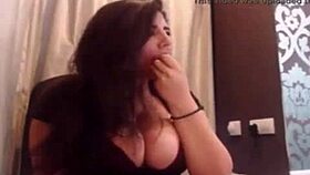 katrina kaif lookalike teasing with her gorgeous big tits shaking