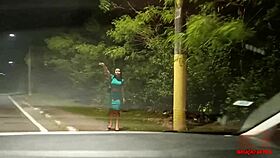 ride with latina drika muniz turns into sucking at motel