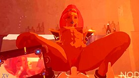 Urbosa is sucking and fucking with passion, it's so hot and intense 😈