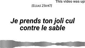 I take your pretty ass on the sand with cream massage