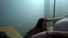 Hey, check out Jenny giving an intense oral session with lots of gagging