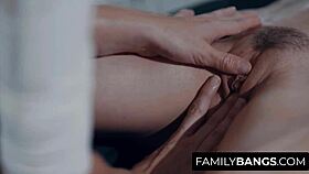 Servicial Teen 18+ Surprises Milf with Orgasmic Lick!