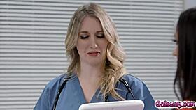 Sofi and Riley tremble diving into each other's pussies