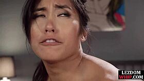 Lick my ass, then fuck me with that strapon.