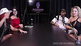 Lutero dominates crazy amateurs in humiliating outdoor podcast with Bia Hot