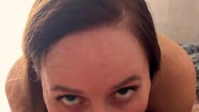 Quick homemade creampie with sexy wife 😏