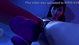 night-time giantess anal vore with huge insertion