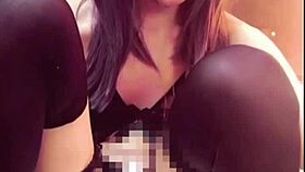 Beautiful Asian Ladyboy Crossdressing in Public Toilet, Quietly Masturbating Anal 😊