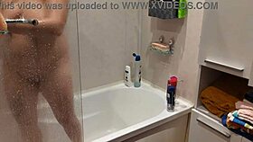 caught girl bathing in bathroom 😳