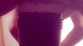 gazzadomm me fucking my fleshlight male toy in homemade amateurs setup