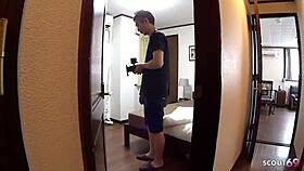 curvy japanese teen seduce classmate for creampie fuck