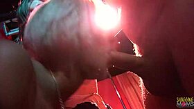 Milf Strippers With Big Tits Get Aroused Enough To Start An Anal Foursome With Their Clients