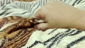 Beautiful Amateur Woman Enjoys Interactive Masturbation In The Morning Before College