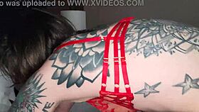 Twerking elle fucks two big black dicks