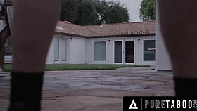 possessed housewife august skye, are you draining the local boy's big black cock in taboo femdom?