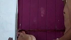 client got embarrassed to record for xvideos and wore a mask