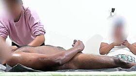 Caught In Blissful Happy Ending Massage!