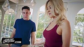 sexy cougar blake morgan seduces her hot lover